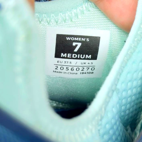 Kuru Women’s Athletic Sneakers Blue Teal Size 7 New Without Tags - Picture 3 of 6